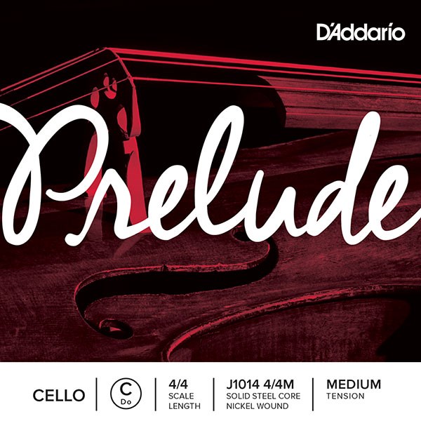 D'Addario J1013 4/4M Prelude Cello 4/4 Medium Tension Single C String